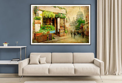 Parisian Streets - Montmartre Home Decor Premium Quality Poster Print Choose Your Sizes