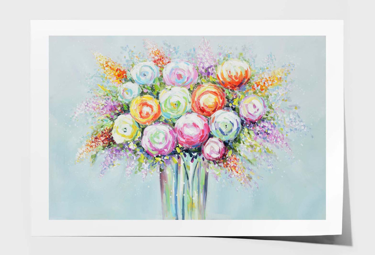 A Colorful Flower, Still Life Wall Art Limited Edition High Quality Print