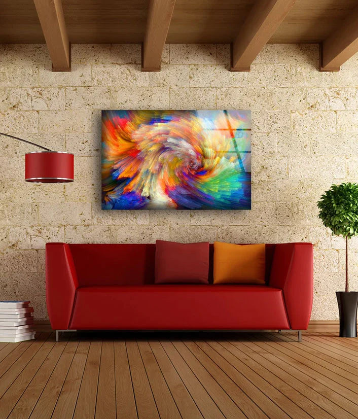 Abstract Clouds Spiral UV Direct Aluminum Print Australian Made Quality