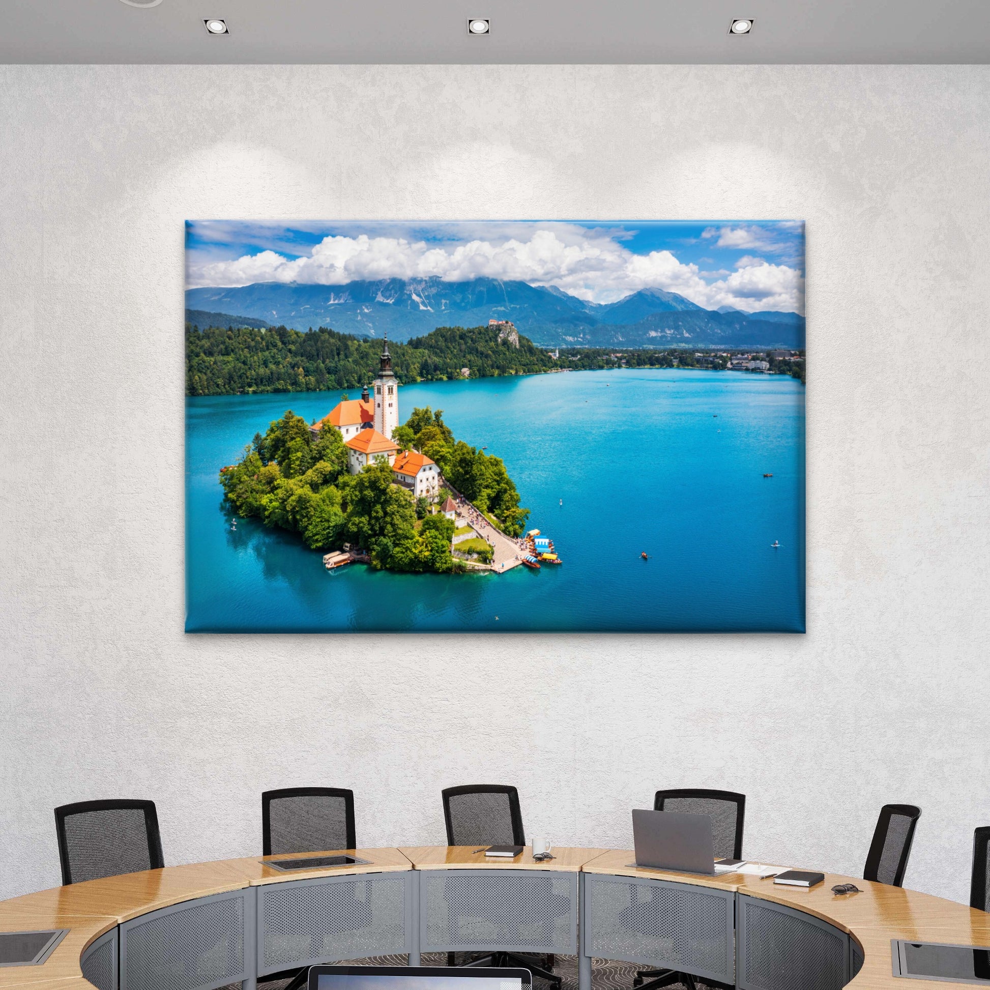 Lake Bled Slovenia Island Wall Art Decor 100% Australian Made - Bella Home Decor