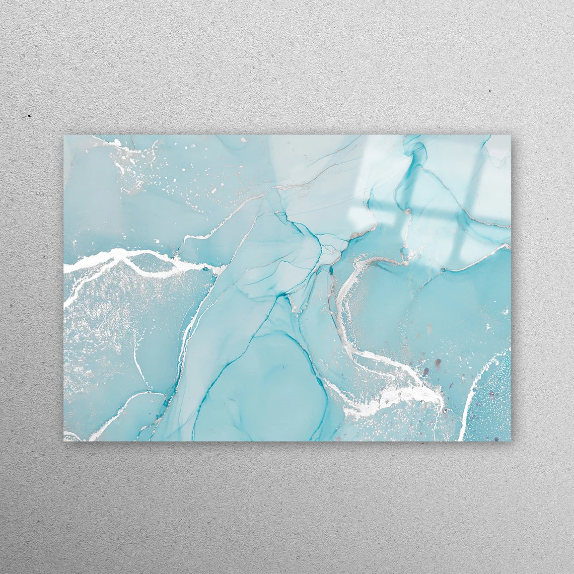 Shimmery Abstract Marble Acrylic Glass Print Tempered Glass Wall Art 100% Made in Australia Ready to Hang