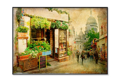 Parisian Streets - Montmartre Home Decor Premium Quality Poster Print Choose Your Sizes