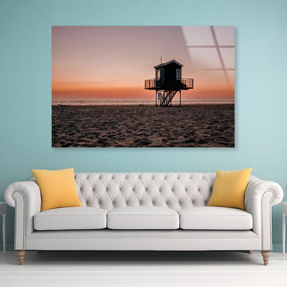 Colorful Sunset on The Beach, Langeoog, North Sea Acrylic Glass Print Tempered Glass Wall Art 100% Made in Australia Ready to Hang