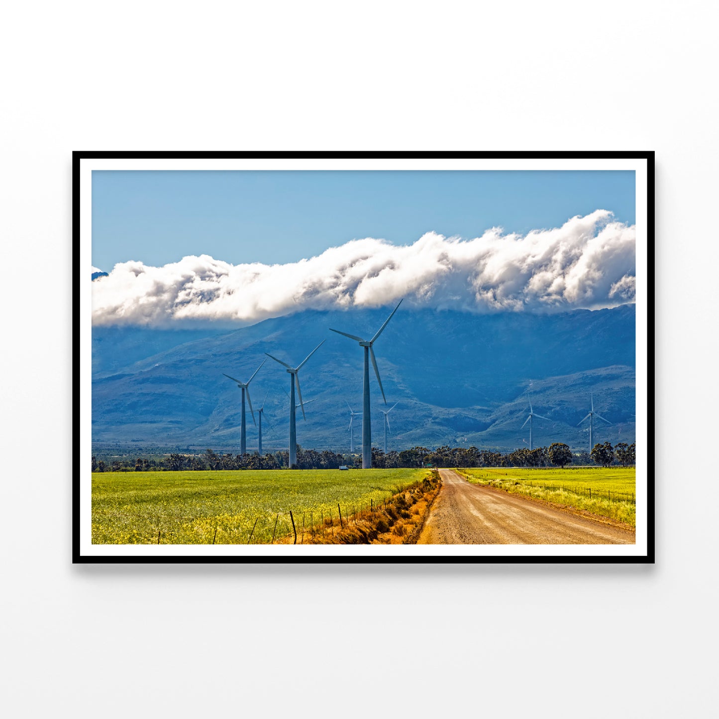 Wind Turbines and Heavy Clouds Home Decor Premium Quality Poster Print Choose Your Sizes