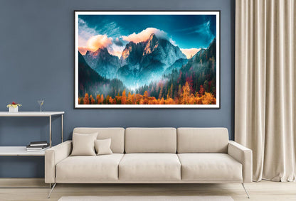 Triglav Mountain Peak at Sunrise Home Decor Premium Quality Poster Print Choose Your Sizes