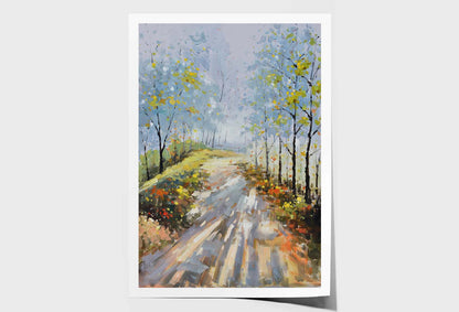 Scenery, Spring Woods, Nature Paint Wall Art Limited Edition High Quality Print