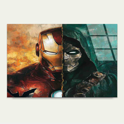 Gritty Textured Futuris Tempered Glass Printing Wall Art Australian Made Quality
