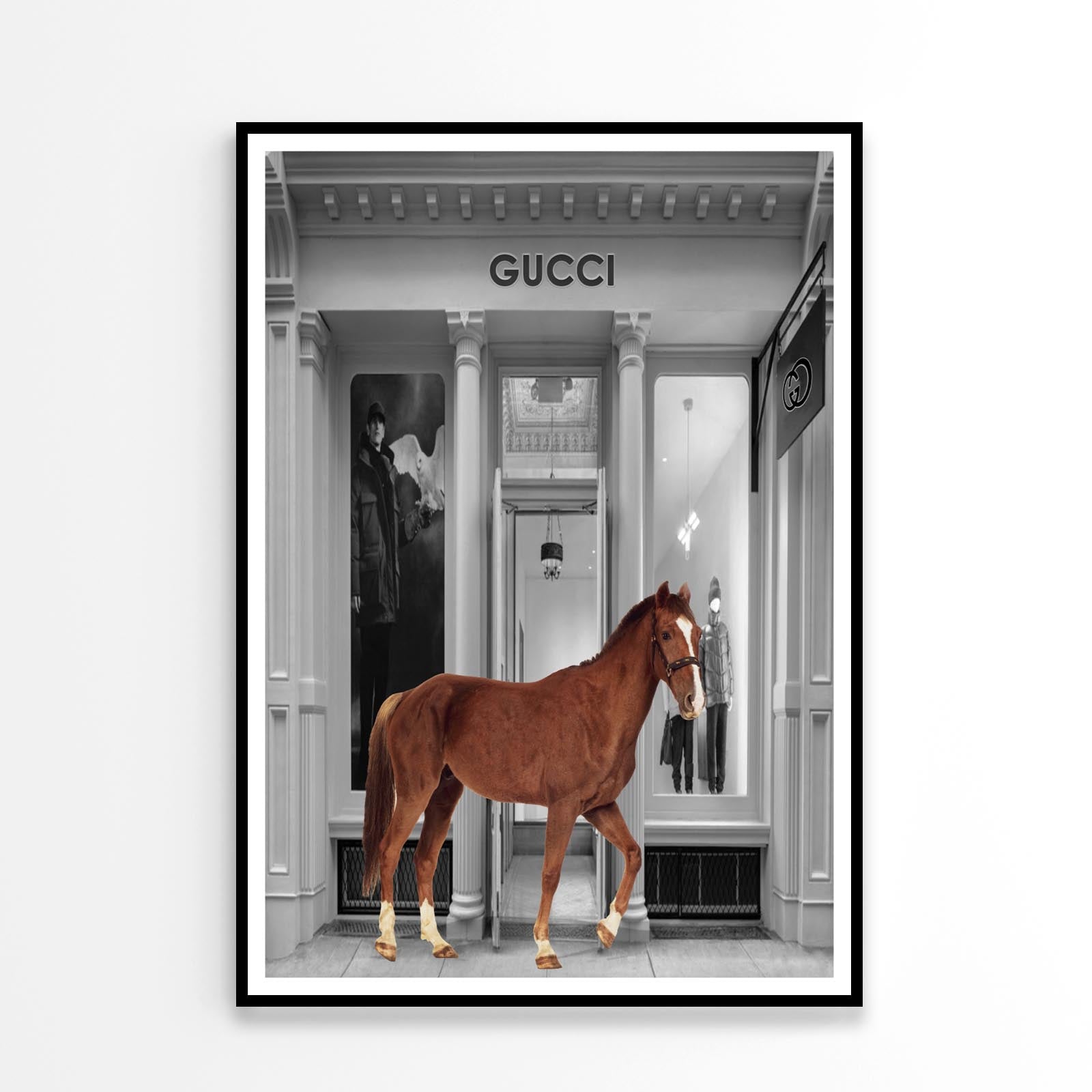 Store With Horse Design Home Decor Premium Quality Poster Print Choose Your Sizes