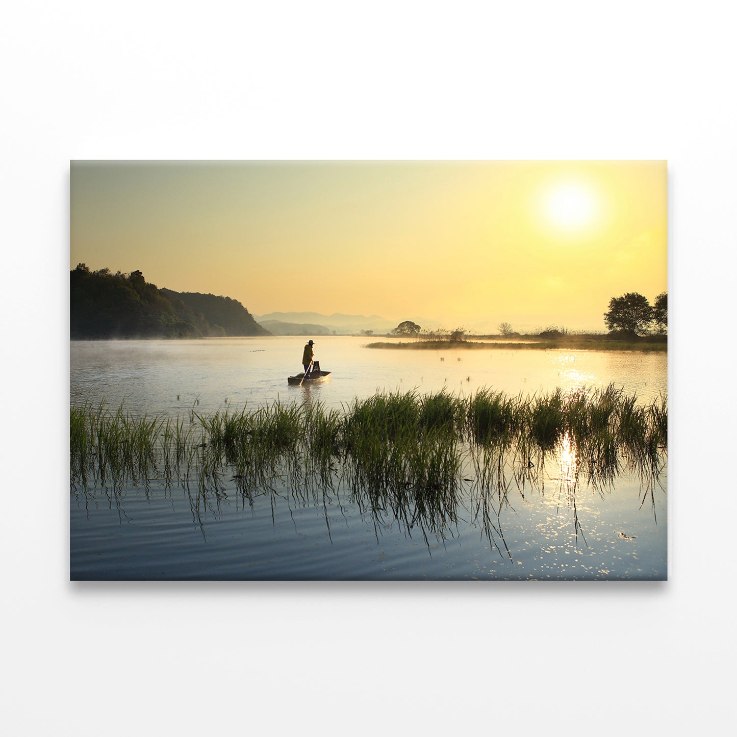 Morning View of Upo Swamp, Korea Wall Art Decor 100% Australian Made