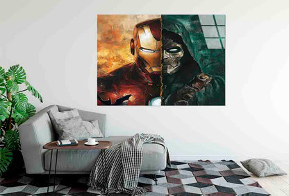 Gritty Textured Futuris Tempered Glass Printing Wall Art Australian Made Quality