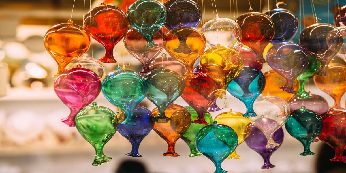Venetian Murano Glass Bulbs Wall Art Canvas Office Home Room Framed 120x60cm