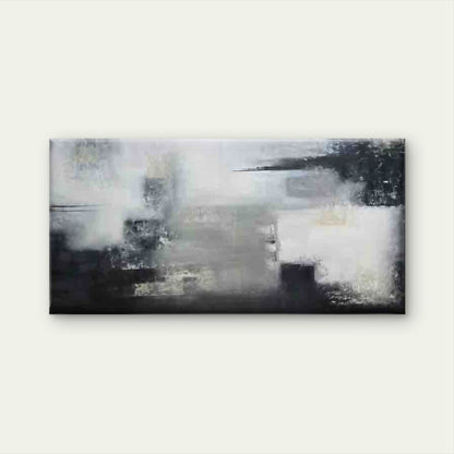 Featuring an Abstract Grunge Wall Art Canvas Office Home Room Framed 120x60cm