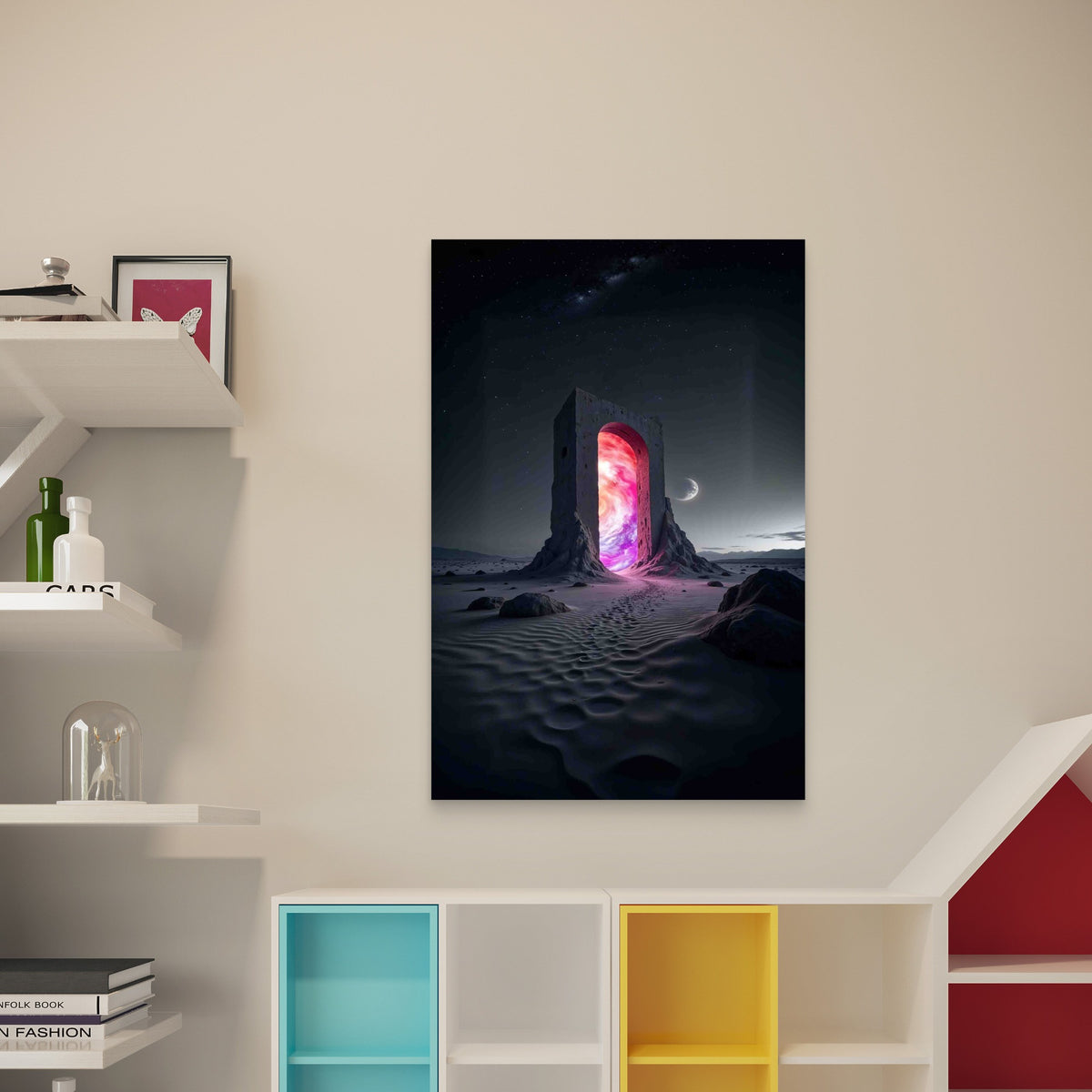 Surreal Dream Scenario 40x60cm Metal Print Ready to Hang