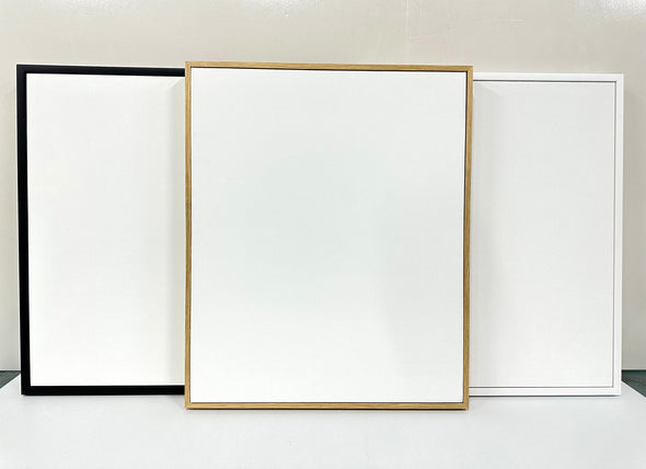 Stretched Blank Canvas with Floating Frame 100 Cotton for Acrylic