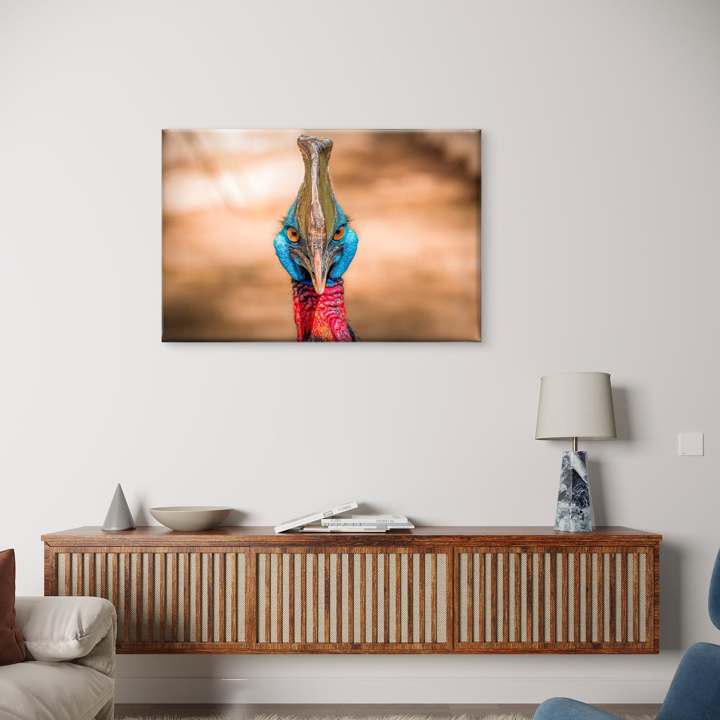 Cassowary Tropical Forest Wall Art Decor 100% Australian Made