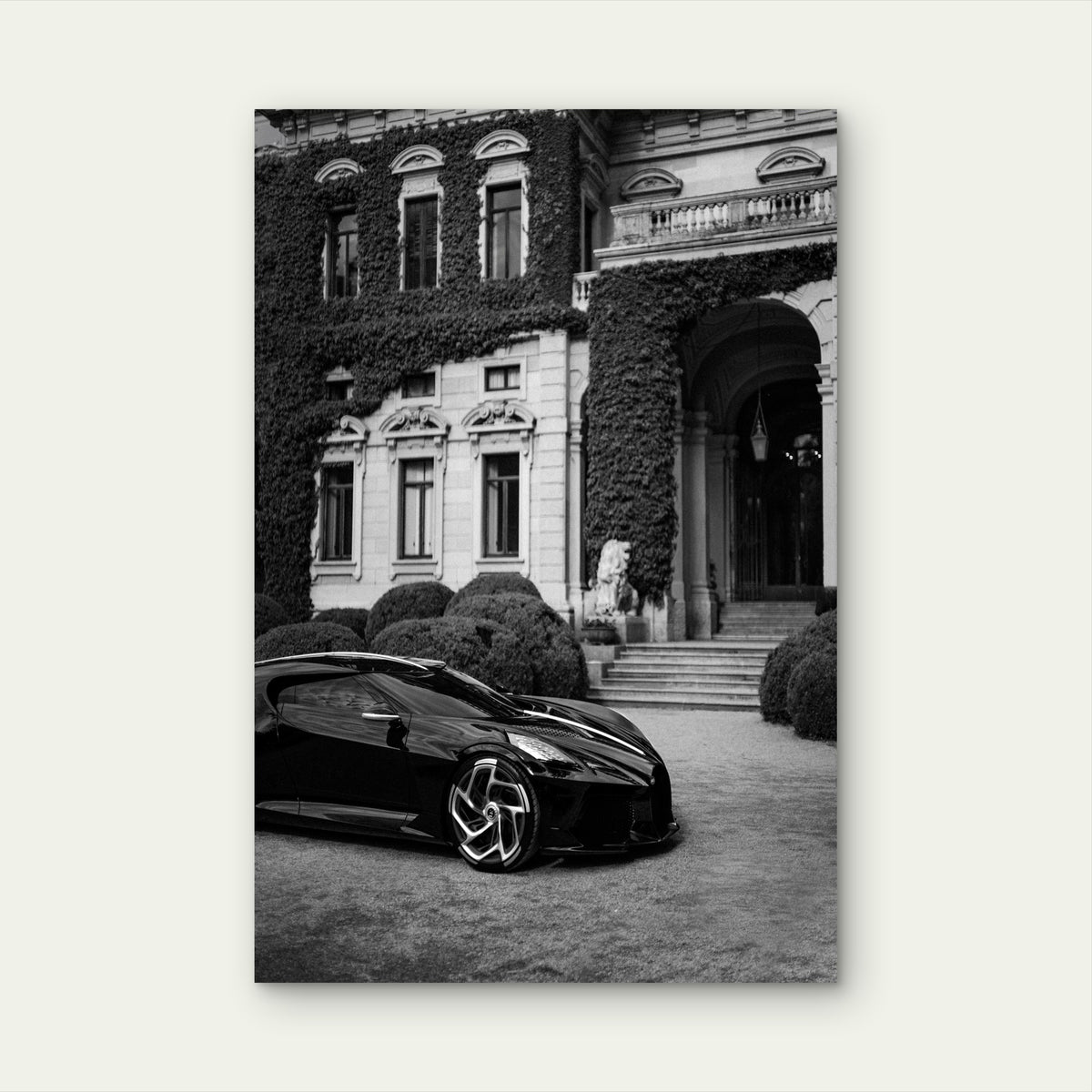 Voiture Noire In The World In The Beautiful Villa Erba On The Como Lake 40x60cm Metal Print Ready to Hang
