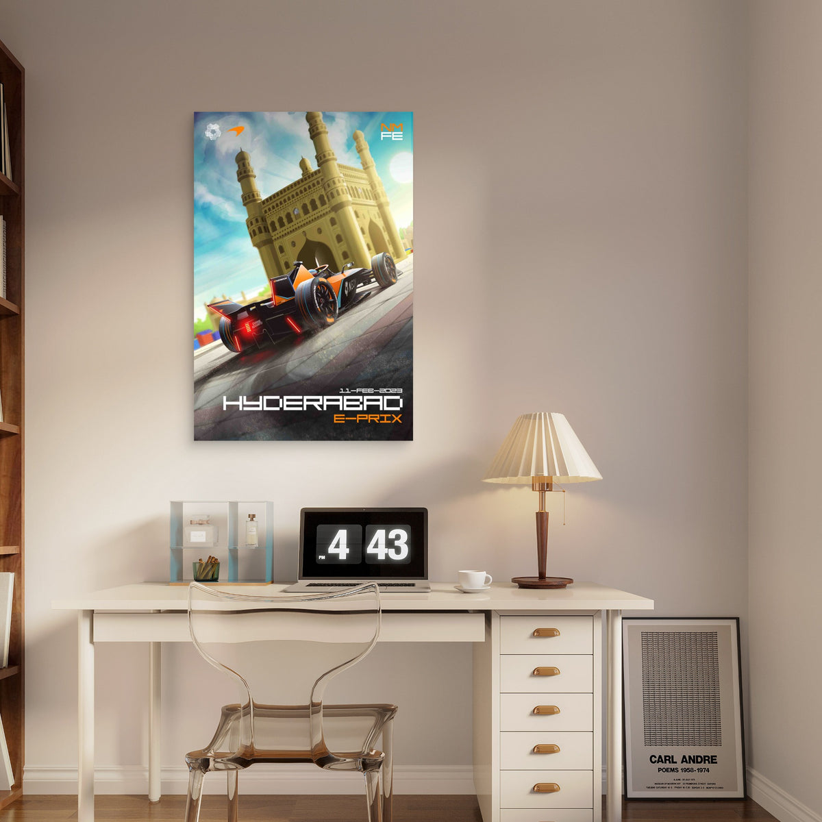Historic Landmark Racing 60x90cm Metal Print Ready to Hang