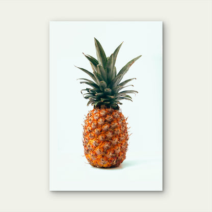 Delicious Ripe Pineapple 40x60cm Metal Print Ready to Hang