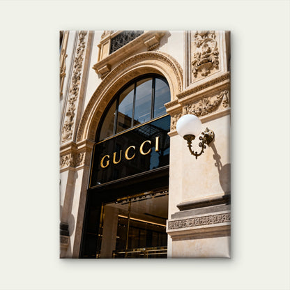 Italian High End Fashion Store Front Wall Art Decor 100% Australian Made