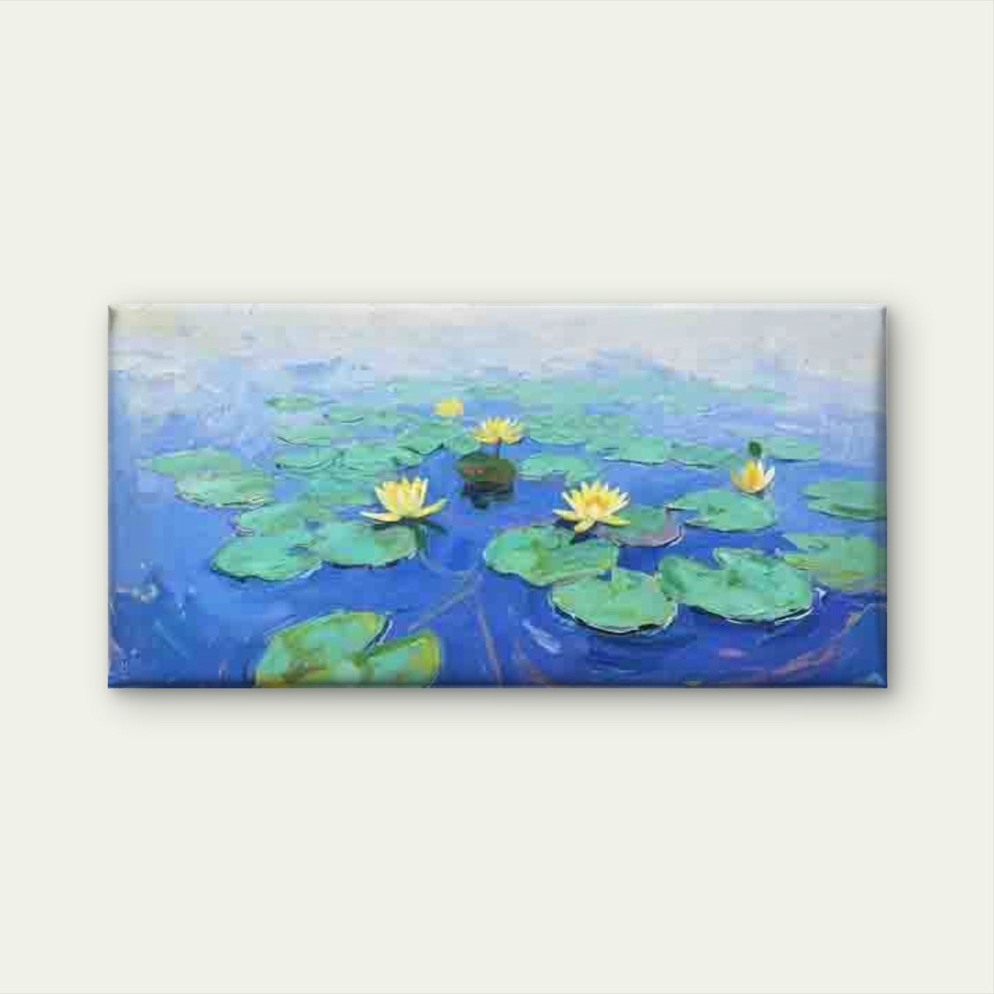 Wildflowers Under Blue Sky Wall Art Canvas Office Home Room Framed 120x60cm
