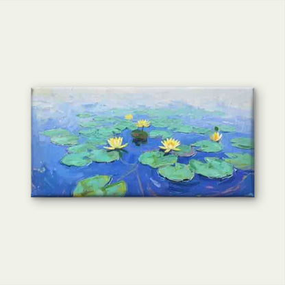 Wildflowers Under Blue Sky Wall Art Canvas Office Home Room Framed 120x60cm