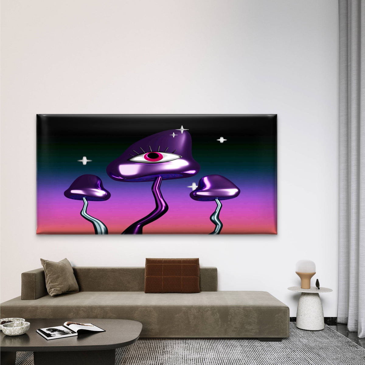 Third Eye Awakening Wall Art Canvas Office Home Room Framed 120x60cm