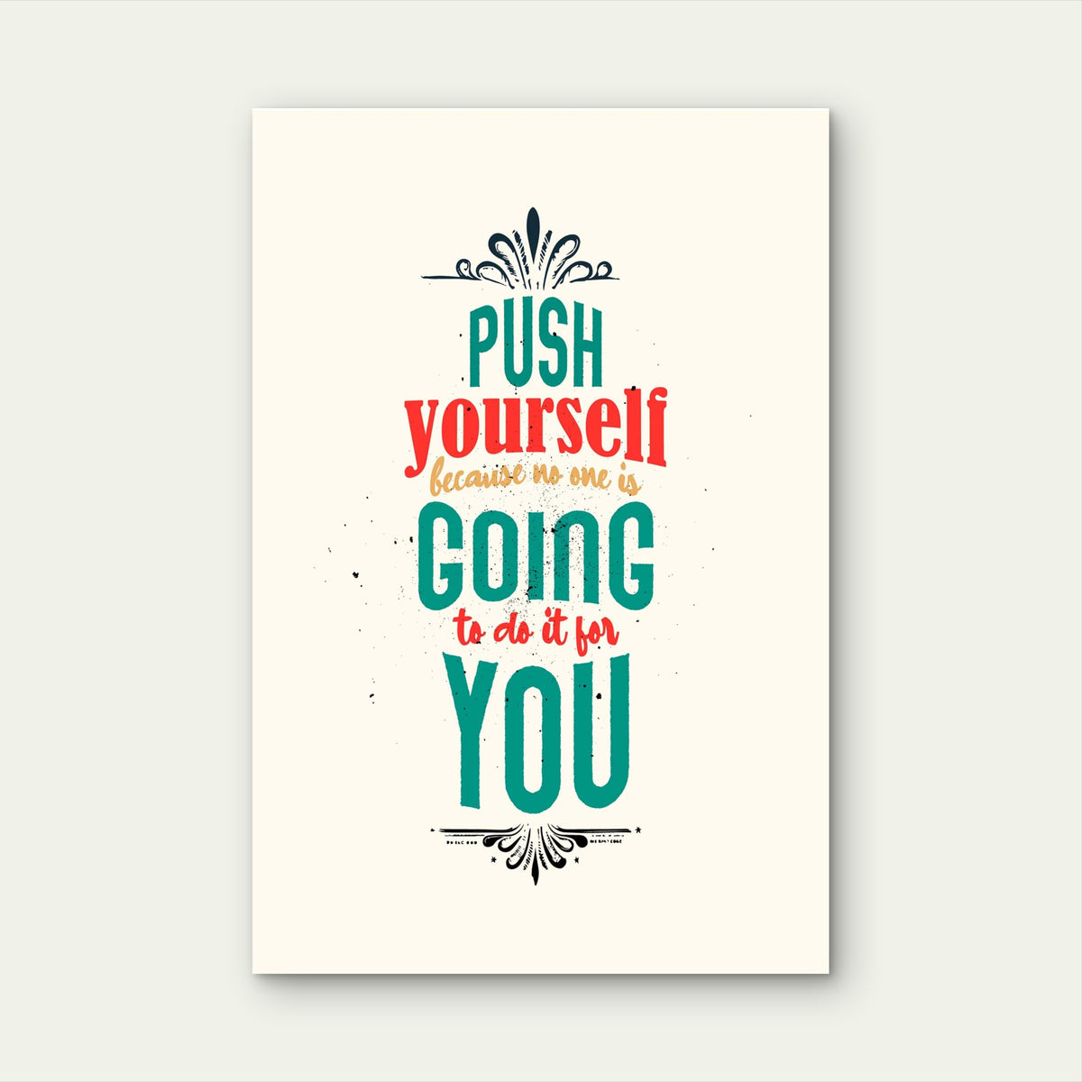 Success Goal Mindset Quote Room 5mm thick Plastic Poster Ready to Hang 90x60cm