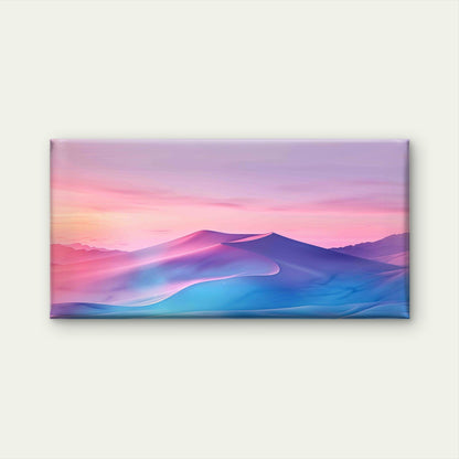 Portrait Gradient Wall Art Canvas Office Home Room Framed 120x60cm