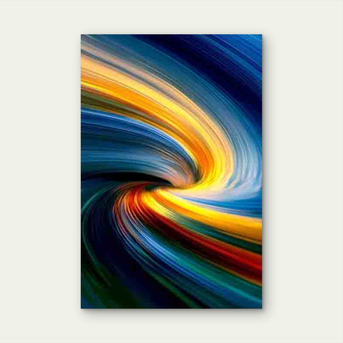 Vibrant Colors And Motion Blur Metal Print Ready to Hang