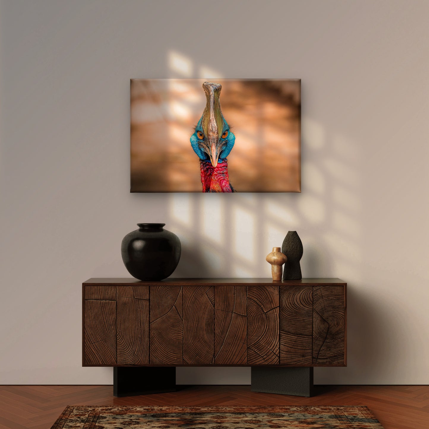 Cassowary Tropical Forest Wall Art Decor 100% Australian Made