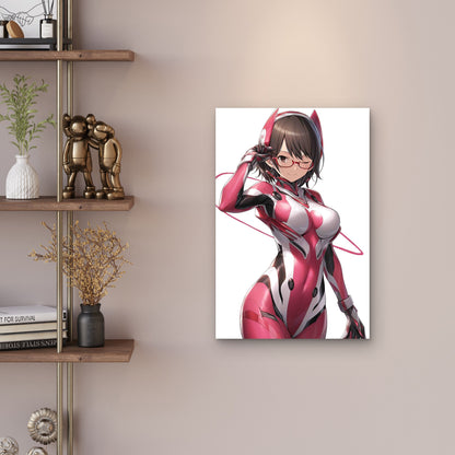 Mari Illustrious Makinami 60x90cm Metal Print Ready to Hang