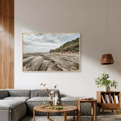 Moffat beach, Queensland, Australia Neutral Canvas Print Wall Art Decor 100% Australian Made