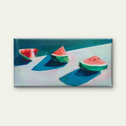 Still Life Images of Watermelon Wall Art Canvas Office Home Room Framed 120x60cm