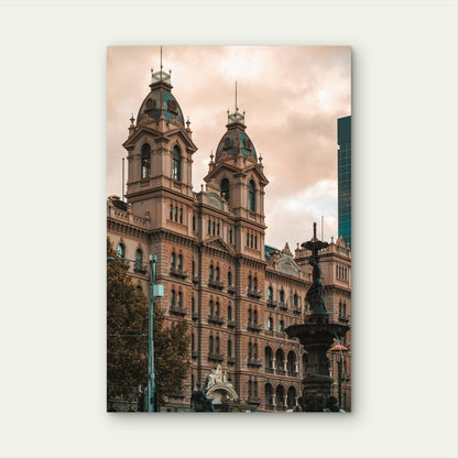 The Hotel Windsor In Melbourne Australia 40x60cm Metal Print Ready to Hang