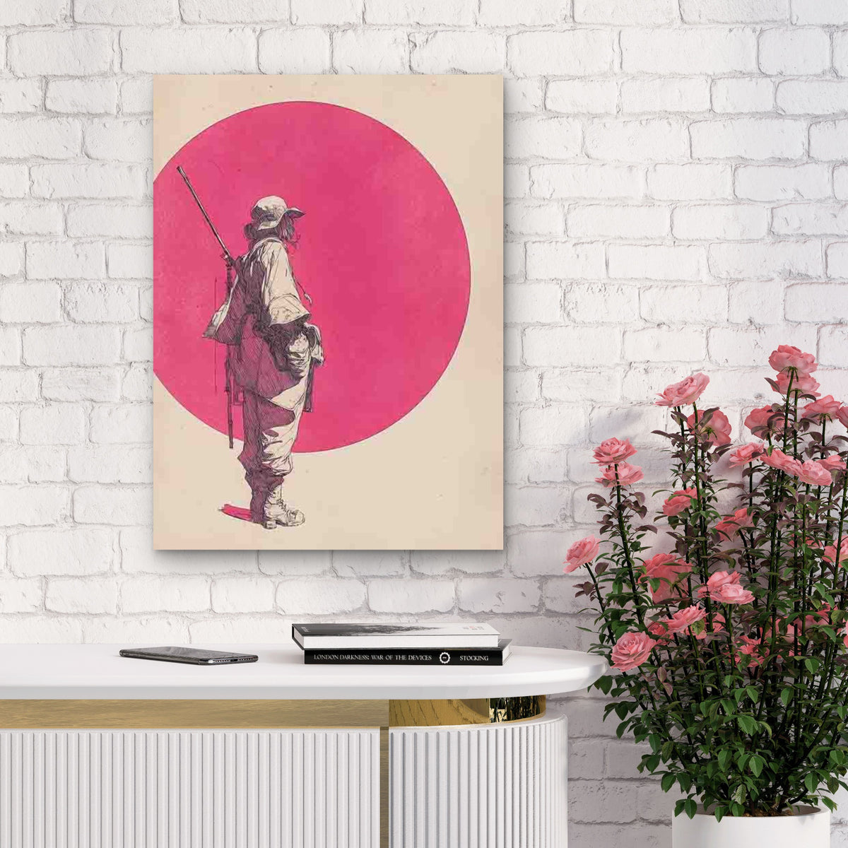 Artwork Inspired by Russian Constructivism Metal Print Ready to Hang