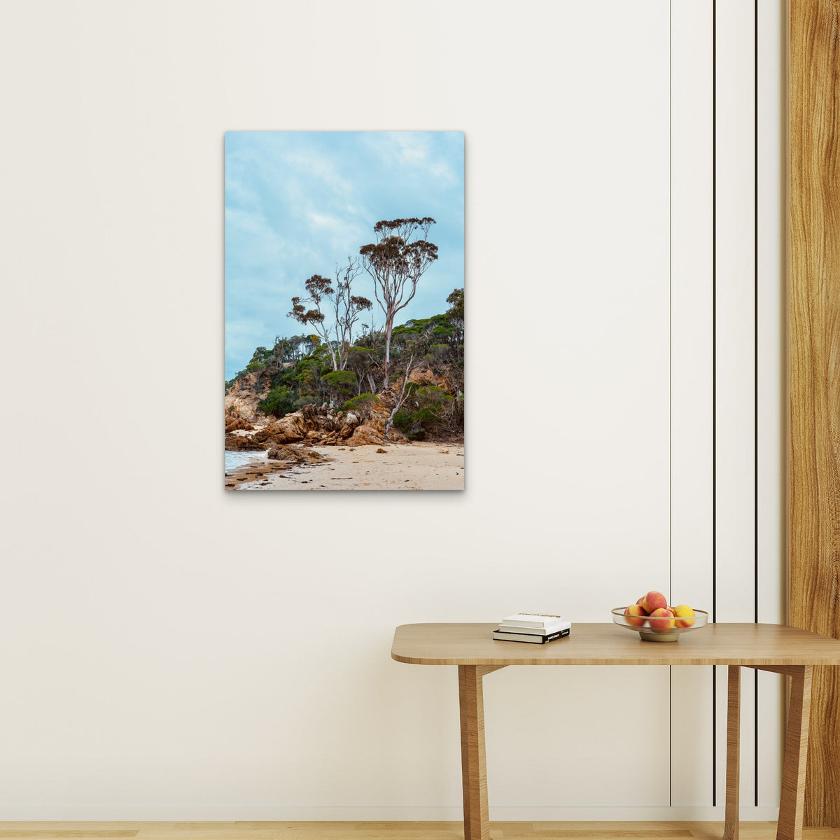 Coastal Landscape Featuring Several Karri Trees 40x60cm Metal Print Ready to Hang