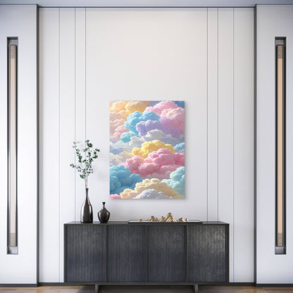 Colorful Clouds Metal Print Ready to Hang