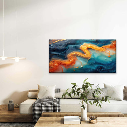Texture Color Abstract Wall Art Canvas Office Home Room Framed 120x60cm