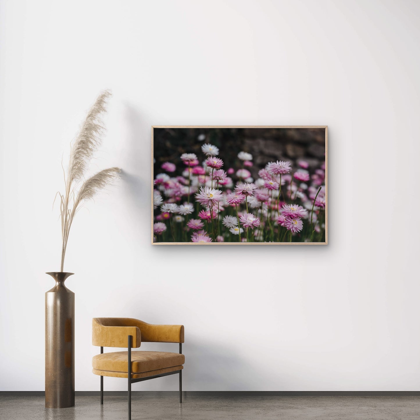 Colourful Australian Paper Daisy Flowers Wall Art Decor 100% Australian Made