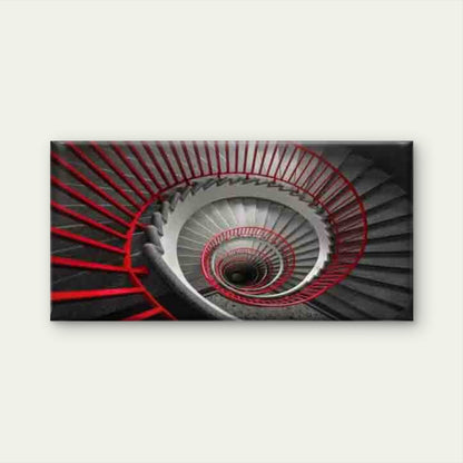 Abstract Photo of a Spiral Wall Art Canvas Office Home Room Framed 120x60cm