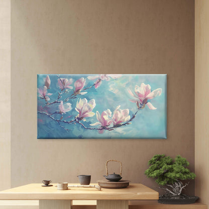 Vibrant Spring Morning Glow Wall Art Canvas Office Home Room Framed 120x60cm