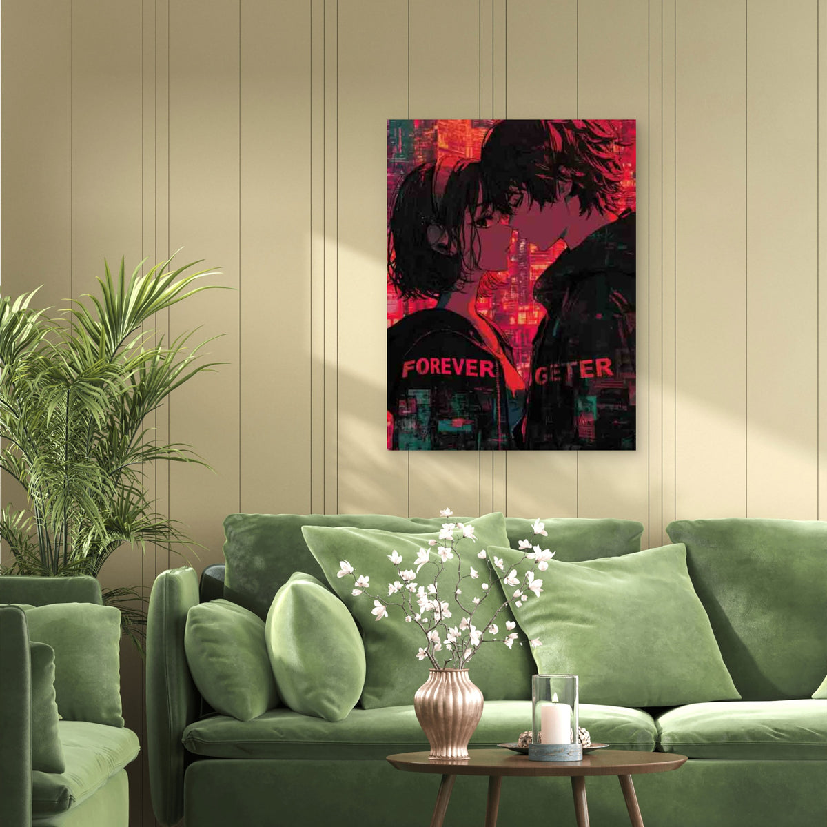 Forever Together Play Reverse 60x90cm Metal Print Ready to Hang