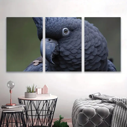3pcs Adorable Bird Minimal Art Poster Print Wall Art Set Canvas Framed 40x60cm - High Quality Print 100% Australian Made Wall Canvas Ready to Hang