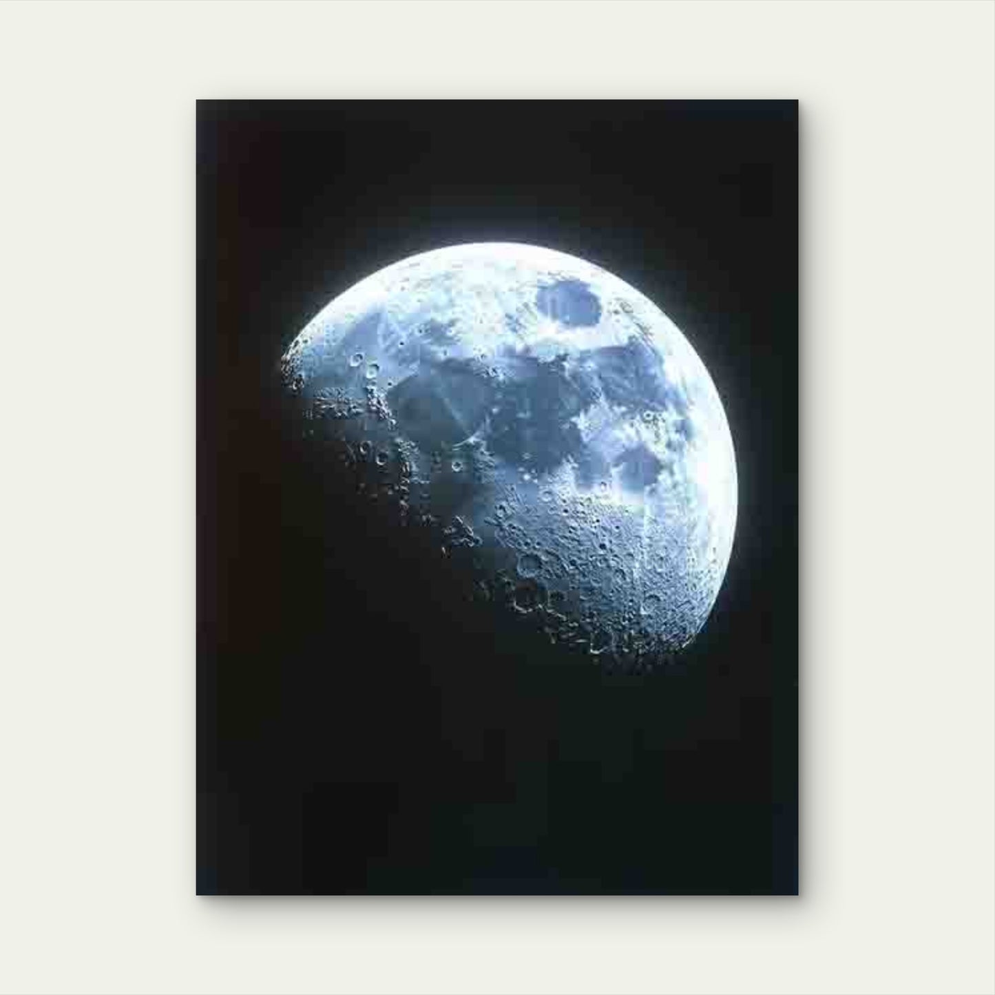The Pale Dot and Earthrise Photos Metal Print Ready to Hang
