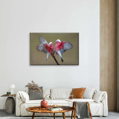 Galahs on Cooper Creek South Australia Wall Art Decor 100% Australian Made