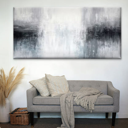 Minimalist Abstract Wall Art Canvas Office Home Room Framed 120x60cm