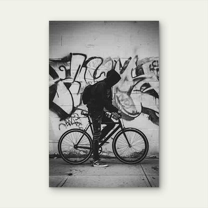 Urban Street Art Creation Metal Print Ready to Hang