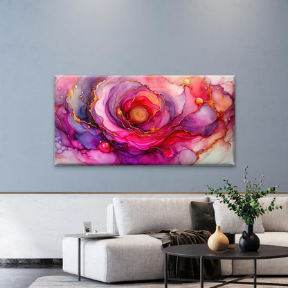 Multicolor Fisheye Design Wall Art Canvas Office Home Room Framed 120x60cm