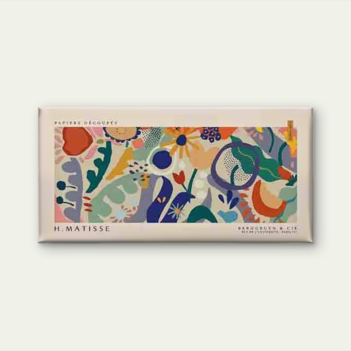 H. Matisse Papiers Découpes Wall Art Canvas Office Home Room Framed 120x60cm