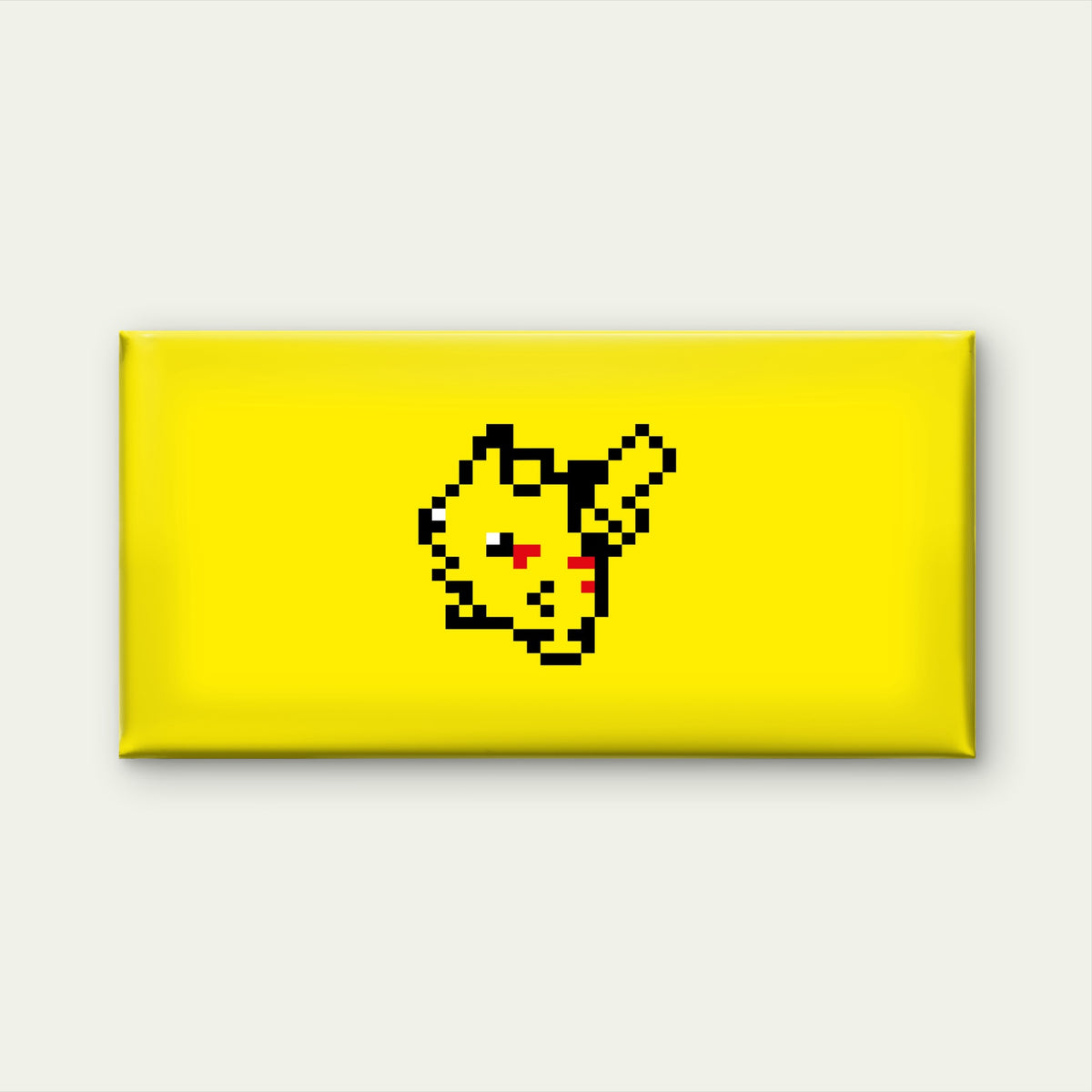 Yellow Retro 8Bit Pixel Mouse Wall Art Canvas Office Home Room Framed 120x60cm